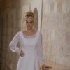 ⁦דגם 3001 שמלת כלה מותן מודגשת בתחרת גפיור וינטג' מחורזת פנינים מידה M-L⁩ – תמונה ⁦3⁩